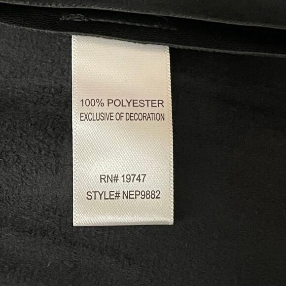 Nine. Eight New York Plus Size Short Sleeve Black Faux Leather Dress NWT Size 2X - Picture 6 of 7